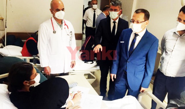 Kaymakam Yılmaz öğrencileri ziyaret etti: 'Sonuçlara göre gerekli cezalar uygulanacak'
