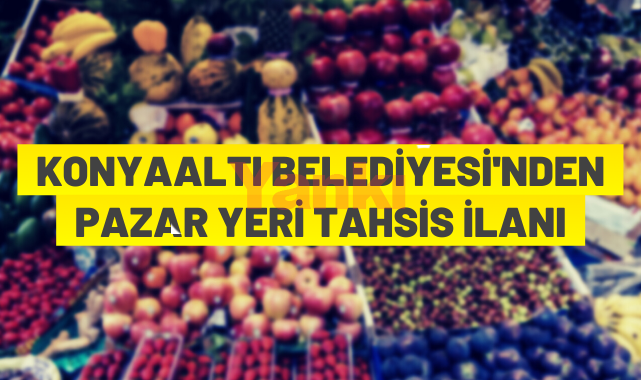 Pazar yeri tahsis ilanı