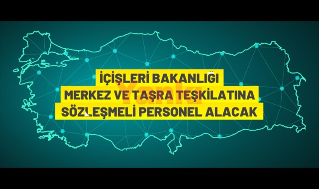 Sözleşmeli personel alım ilanı