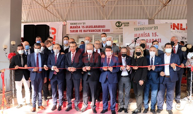 "Tekno Tarım Manisa 15. Uluslararası Tarım ve Hayvancılık Fuarı" açıldı