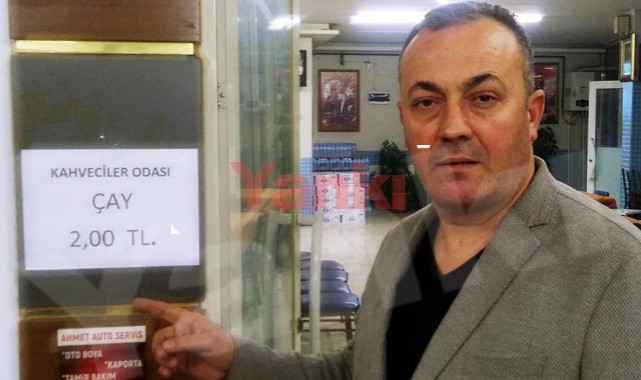 Turgutlu'da çay 2 lira oldu!
