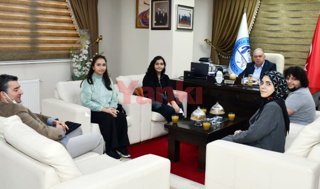 TUTSO Başkanı Aydın mühendislik öğrencilerini ağırladı