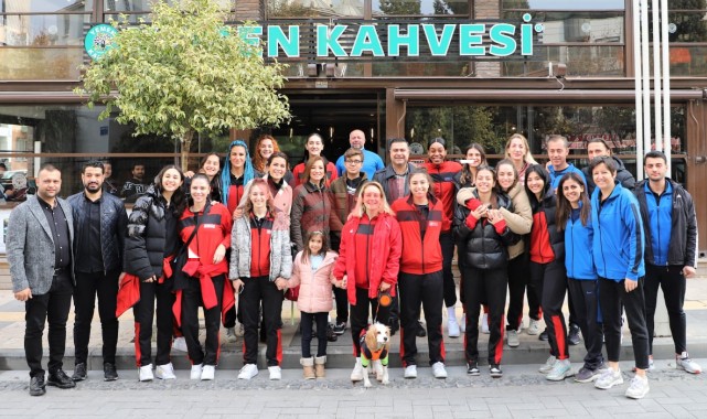 Yemen Kahvesi, Turgutlu Belediyespor kadın basketbol takımını ağırladı