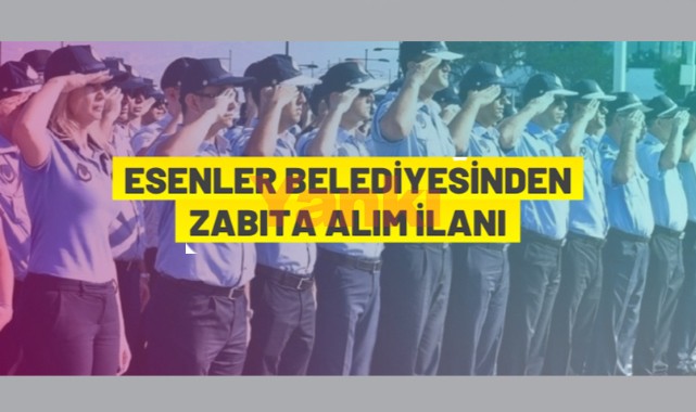 Zabıta memuru alım ilanı
