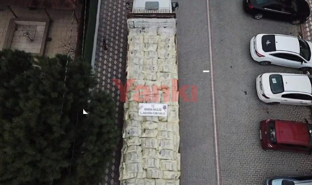 Akhisar'da TIR'da 35 ton sahte gübre ele geçirildi