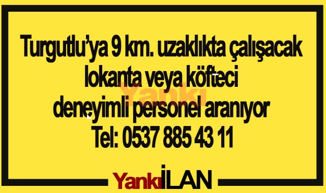 Deneyimli personel aranıyor