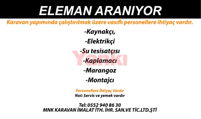 Eleman Aranıyor