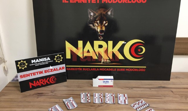 Manisa'da uyuşturucu hap ile yakalanan şüpheli tutuklandı