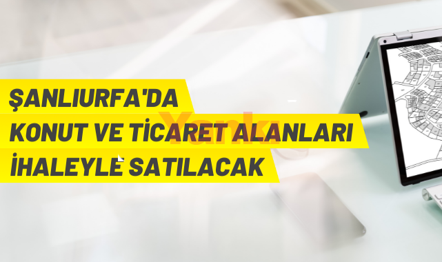 Şanlıurfa'da Belediye'den satılık arsalar