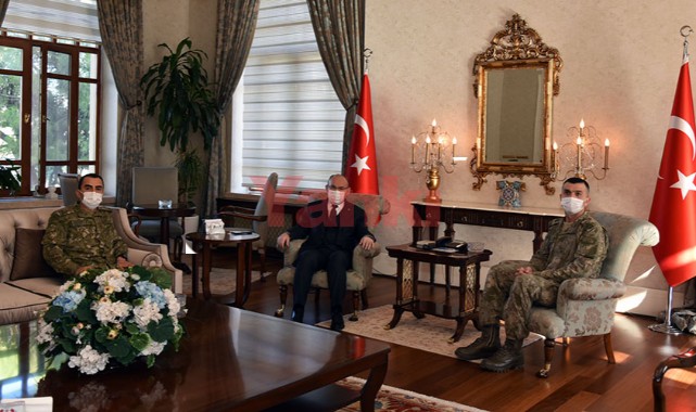 Tümgeneral Tayanç, Vali Karadeniz’i Ziyaret Etti