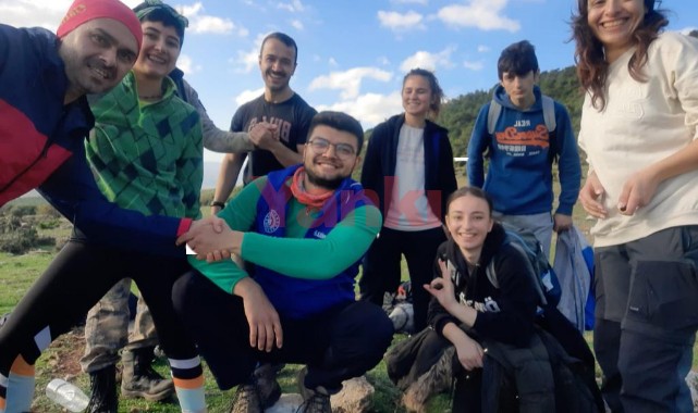 TURGEDAK gençlerinden Çaldağı’na zirve faaliyeti