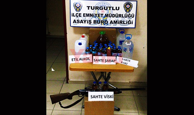 Turgutlu’da kaçak içki operasyonu: 6 şüpheliye işlem!