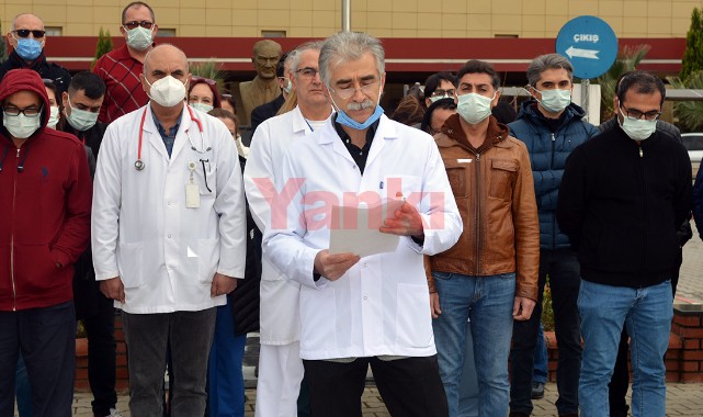 Turgutlu'da sağlık çalışanları iş bırakarak grev yaptı!
