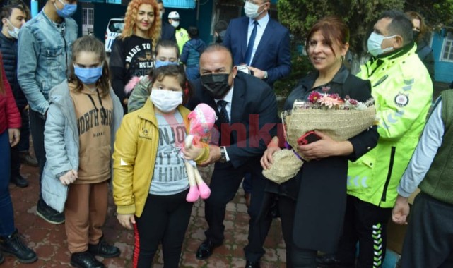 Turgutlu Emniyeti özel çocukları yalnız bırakmadı