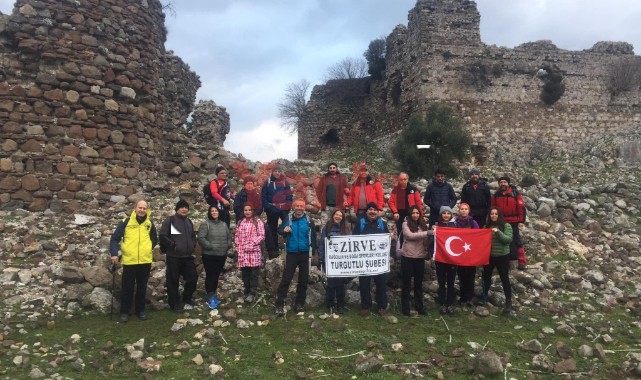Zirve Dağcıları 'Yoğurtçu Kalesi - Gürle' parkurundaydı