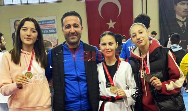 Akbeyli tekvandocular Manisa’dan başarıyla döndü: 2’si altın 3 madalya!