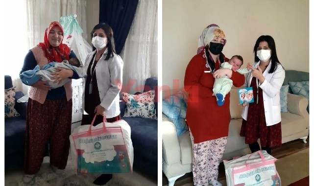 Manisa'da 'Hoş Geldin Bebek Projesi' devam ediyor