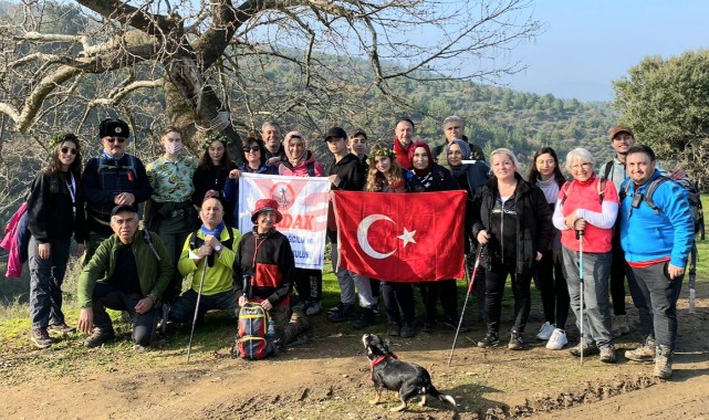 'Turdak'la yılın ilk yürüyüşünde kış mevsiminde baharı yaşamak' 