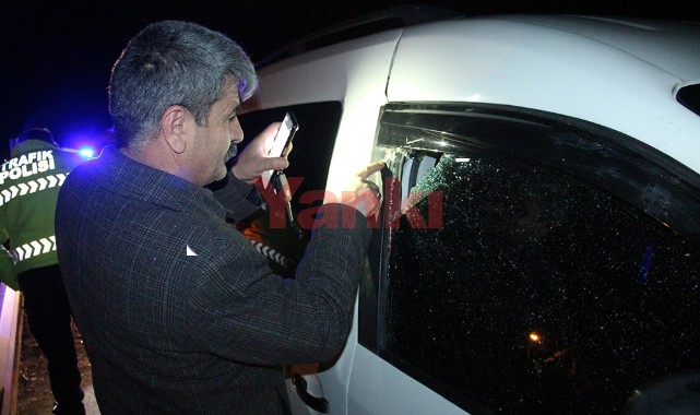 Araçlara taş ve tabanca ile zarar veren şüpheliler aranıyor