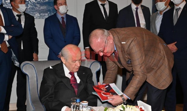 Başkan Ergün, MHP Genel Başkanı Bahçeli’ye Hizmet ve Yatırımları Anlattı  