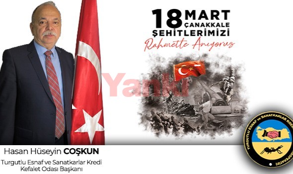 Turgutlu Esnaf ve Sanatkarlar Odasından 18 Mart Mesajı