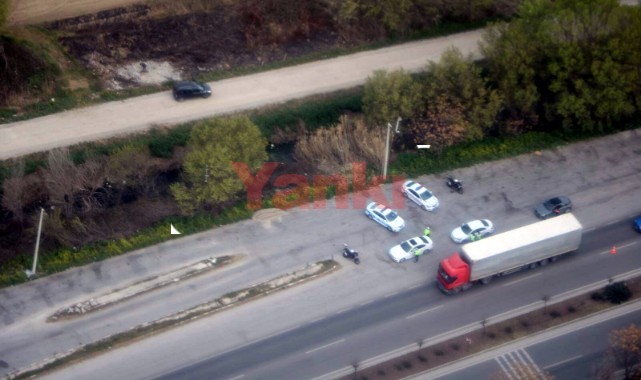 Hava destekli denetimde 10 araç men edildi, 45 sürücüye ceza!