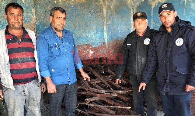 Koruma bekçileri çalıntı malları bulup sahibine teslim etti