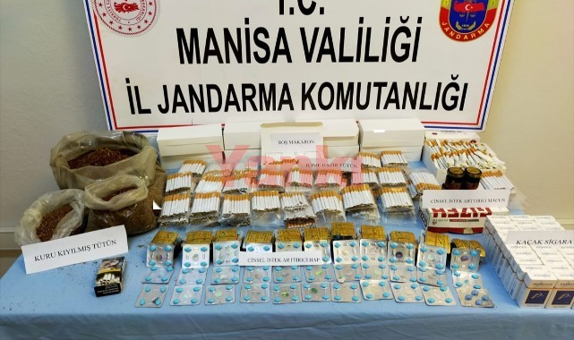 Manisa'da kaçak sigara ele geçirildi
