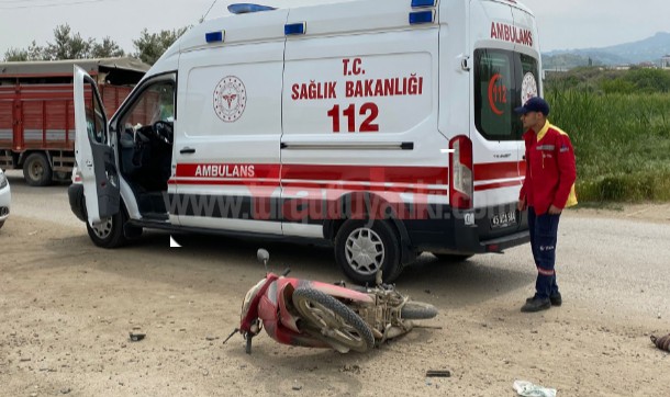 Sarıbey yolunda kaza: 2 yaralı