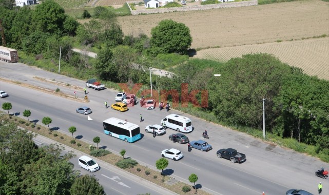 Helikopter destekli trafik denetimi yapıldı