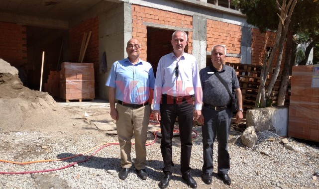 İl Milli Eğitim Müdürü Dikici Turgutlu'da anaokulu inşaatını inceledi