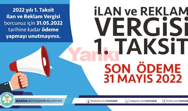 İlan ve Reklam Vergisi'nde Son Gün 31 Mayıs