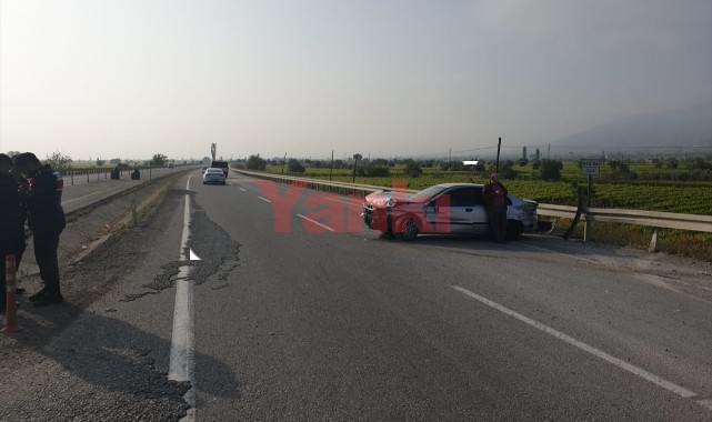 Manisa'daki trafik kazasında 3'ü çocuk 6 kişi yaralandı