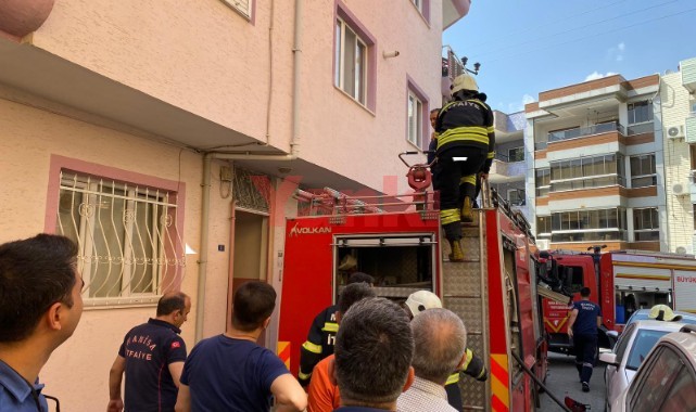 Ocakta unutulan yemek panik yaşattı