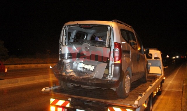 Trafik kazasında 2 kişi yaralandı