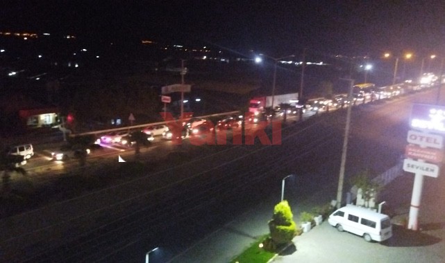 Turgutlu’da bayram dönüşü trafik yoğunluğu