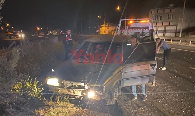 Turgutlu’da trafik kazası: 2 Yaralı