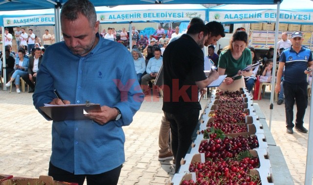 Alaşehir'in 'En İyi Kirazı' seçildi