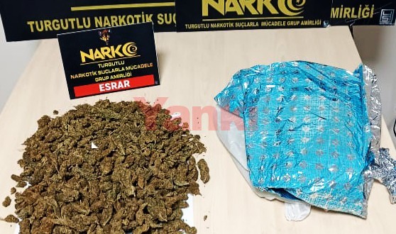 Evinde 567 gram esrar ele geçirilen şüpheli tutuklandı!