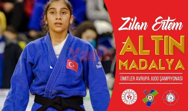 Manisalı judocu Zilan Ertem Avrupa Şampiyonu!