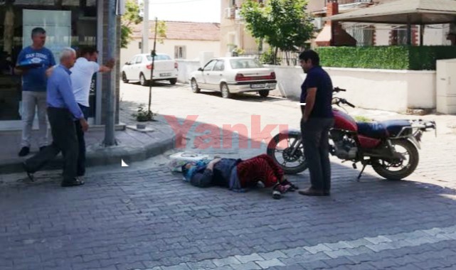 Motosiklet ile otomobil çarpıştı: 1 yaralı
