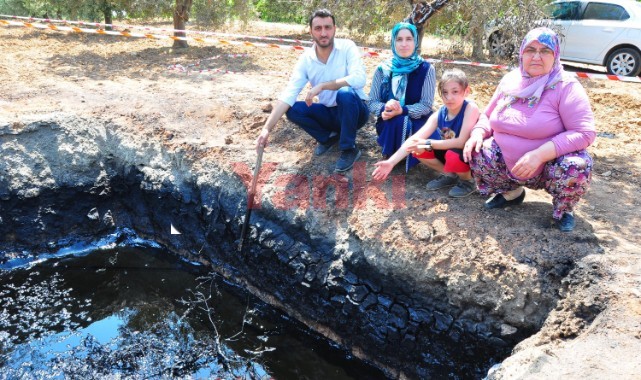 Su kuyusunda petrol bulunması sevinç yaşattı