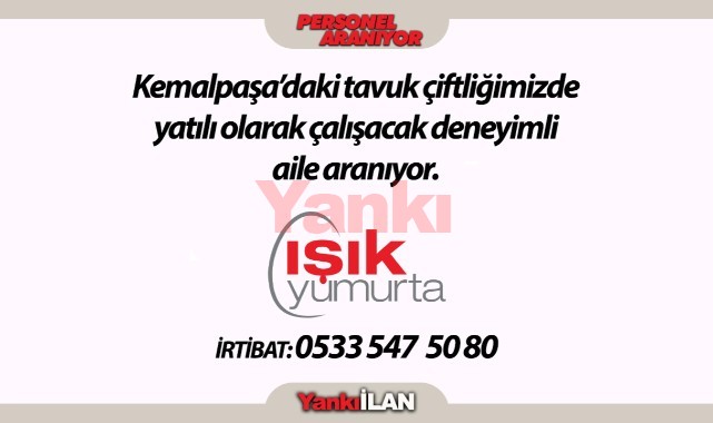 Tavuk Çiftliğinde Çalışacak Aile Aranıyor