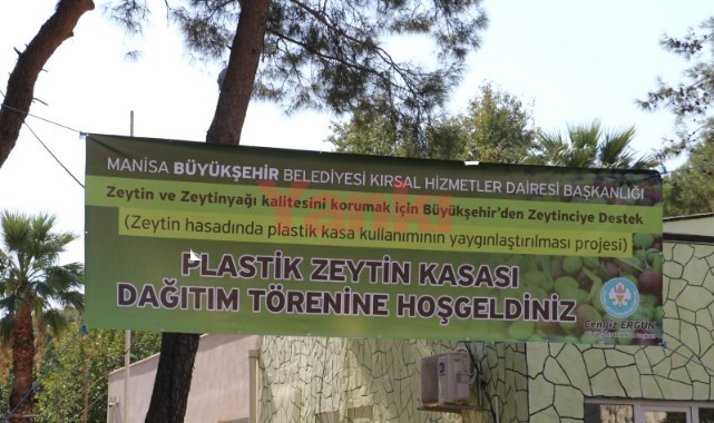 Manisa Büyükşehir, 60 Bin Adet Zeytin Kasası Dağıtacak