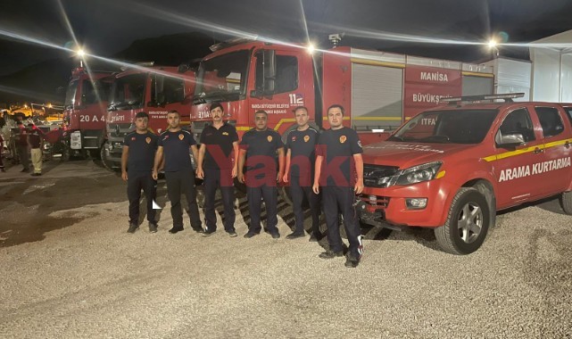 Manisa Büyükşehir'den Datça'ya Takviye Ekip