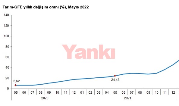 Tarımsal girdi fiyat endeksi (Tarım-GFE) yıllık %123,72, aylık %5,51 arttı