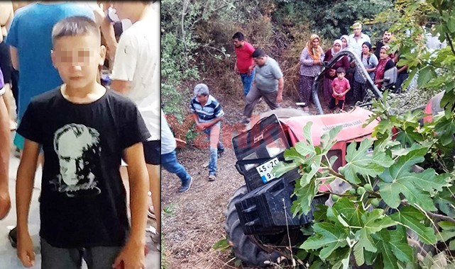 Babasından izinsiz aldığı traktörle dereye yuvarlanıp yaşamını yitirdi