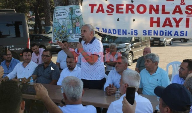 CHP’li Bakırlıoğlu Madencileri Ziyaret Etti