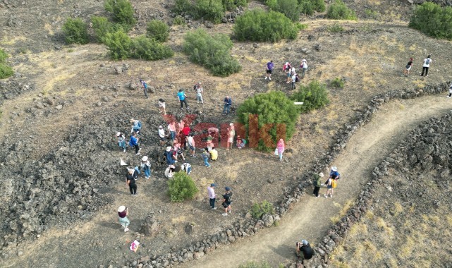 Öğretmenler, Kula-Salihli Jeoparkı'nda eğitim aldı