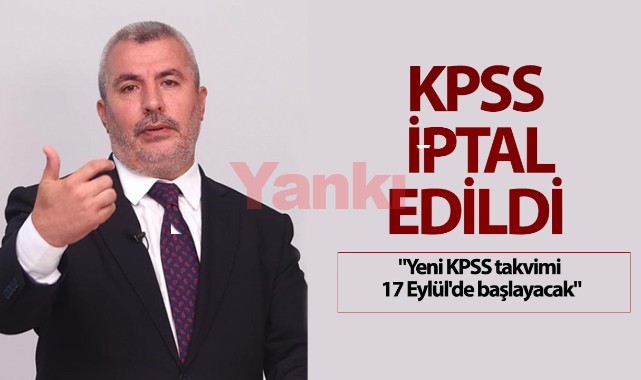 ÖSYM Başkanı Ersoy: 31 Temmuz'da yapılan KPSS oturumları iptal edildi